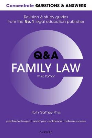 Picture of Concentrate Questions and Answers Family Law: Law Q&A Revision and Study Guide 3ed