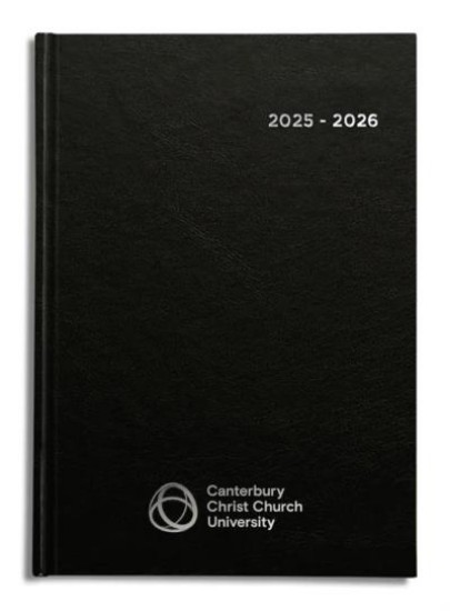 Picture of CCCU Academic A4 Week To View Diary - Black