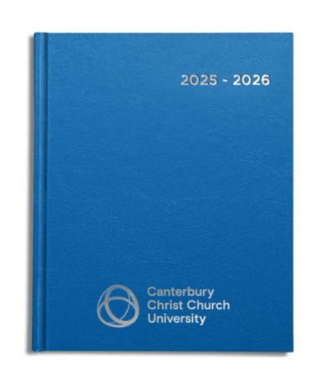 Picture of CCCU Academic A5+ Page A Day Diary - Bright Blue