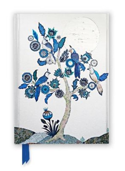 Picture of Alexandra Milton: Silver Tree of Life with Four White-throated Magpies (Foiled Journal)