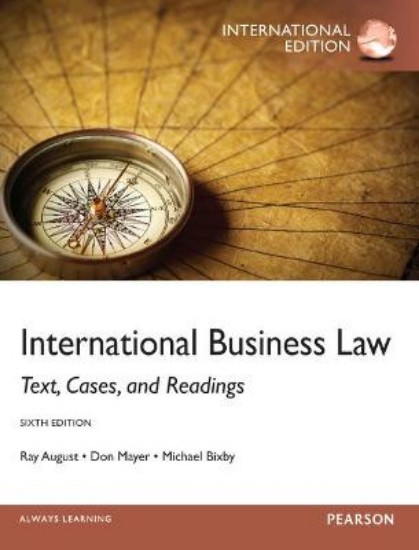 Picture of International Business Law: International Edition 6ed