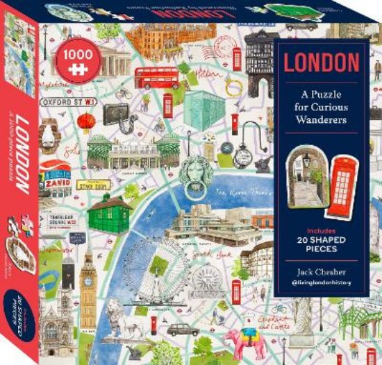 Picture of London: A Puzzle for Curious Wanderers: 1000-piece puzzle with 20 shaped pieces