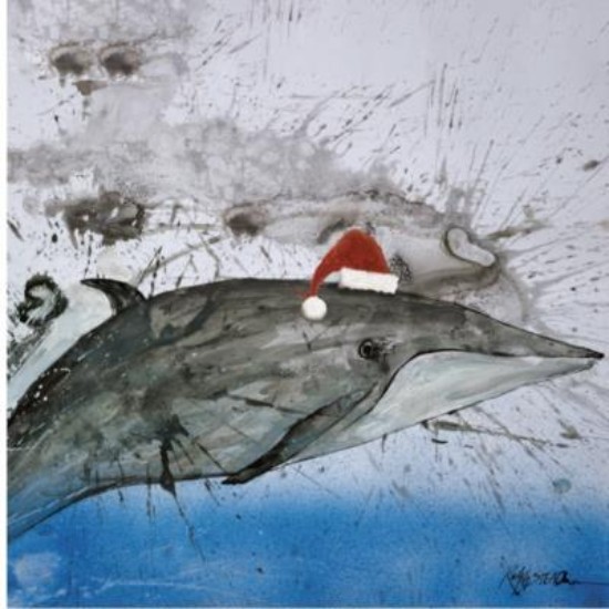 Picture of Christmas Cards - Fin Whale Ralph Steadman (Pack of 8)