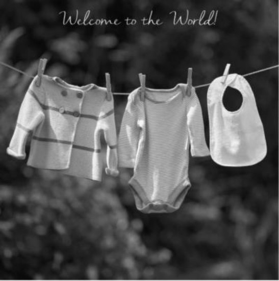 Picture of Greetings Card: Welcome to the World by Scott Morrish
