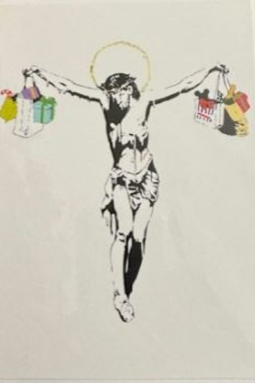 Picture of Christmas Card: Jesus Shops by Banksy