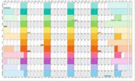 Picture of University Wall Planner Sep 2025 - Aug 2026