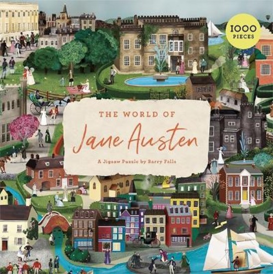 Picture of The World of Jane Austen: A Jigsaw Puzzle with 60 Characters and Great Houses to Find